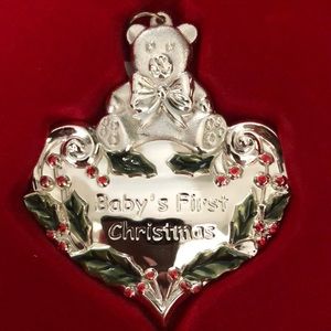Gorham Baby's First Christmas Metal Ornament